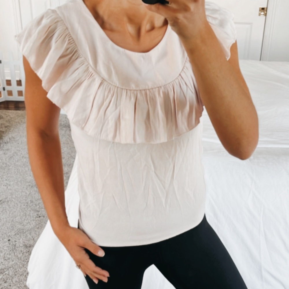 H.Y.M. Ruffle Top